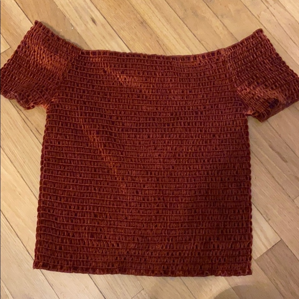 Off the shoulder shirt